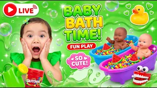 Rainbow Candy Bath ππ LIVE Relaxing ASMR & Satisfying Sounds β¨ #asmr #live #satisfying #rainbow