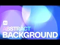 Abstract Background Effect Shapes Radial Blur Animation in After Effects