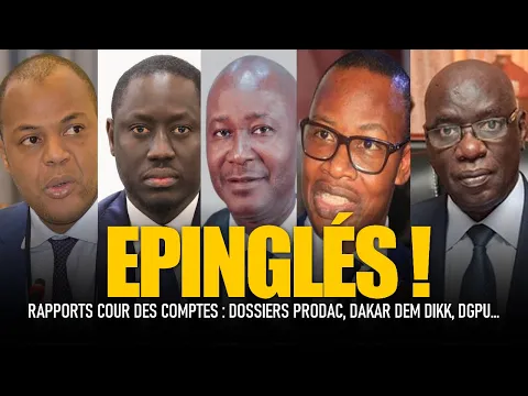 Video Thumbnail: Jàngat Rapports Cour des Comptes : PRODAC, Dakar Dém Dikk, PDGU... PARTIE 1