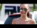 Bella Hadid wears a daring tight nude crop top and matching