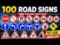 100 Road Signs Every Driver Must Know Traffic Signs Meanings Driving Test