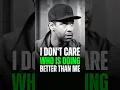 I don't care who is doing better than me..Best Motivation Denzel Washington Life Advice. #motivation
