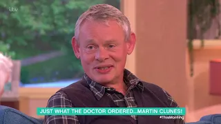 Martin Clunes Loves Working With His Dogs on Doc Martin This Morning