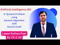 Solve the 8-Queens Problem Using Genetic Algorithms in Python Step-by-Step Guide