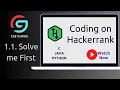 1 Solve me first - Hackerrank