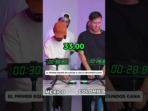 Reto del cronómetro en equipo 🤣⏰ ¡El más cercano a 33 segundos gana!