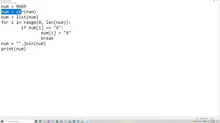Maximum 69 Number Leetcode Python solution by Elrik