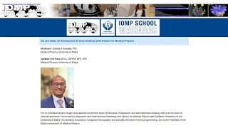 20 Jan 2026 An Introduction to Data Analysis with Python for Medical Physics