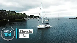 Simple Life. No cars, no stuff. Just living on a sailboat in Deltaville (ep.104)