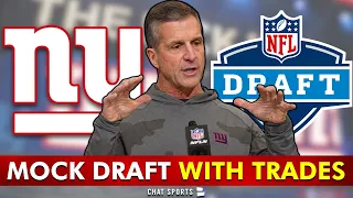 Giants 7 Round Mock Draft WITH TRADES New York Giants Rumors
