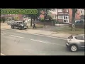 dog pulls owner from path of speeding car