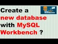 Create a new database with MySQL Workbench Create a Database using MySQL Workbench