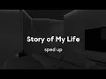 Download Lagu one direction - story of my life (sped up)