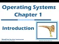 Operating Systems Chapter 1 Part 1