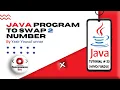 Java Program to Swap Two Number Hindi Urdu Programming Eye