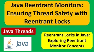 Java Reentrant Monitors Ensuring Thread Safety with Reentrant Locks Reentrant lock in java