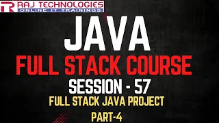 Session - 57 Java Full Stack Developer Course Full Stack Java Project