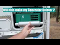 Quieting my Onan QG2500i Inverter generator with the 0155-2449 Resonator