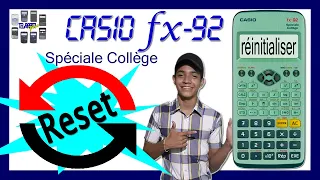 Réinitialiser Calculatrice CASIO Fx 92 Spéciale Collège Pas à Pas 