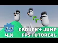 Crouch Sourcelike Crouch Jump Godot 4 FPS Controller Tutorial