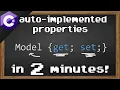 C auto implemented properties