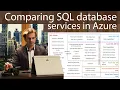 Comparing SQL database services in Azure