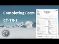 Completing Form CT-TR-1 Webinar