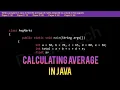 Write a program in Java to find the average of marks obtained by a study in five papers Java Lab