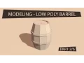 GAME ASSET TUTORIAL - Low Poly Modeling in Blender PART