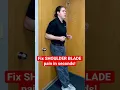 Download Lagu How to Fix Shoulder Blade Pain in Seconds #Shorts