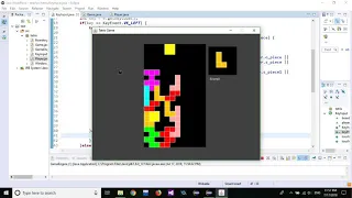 Tetris with Java Timelapse