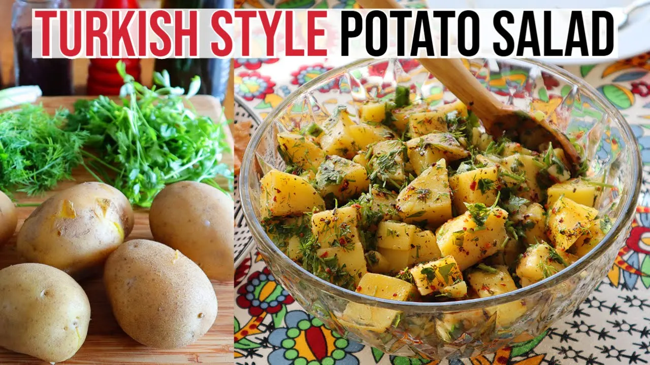 Turkish Style Potato Salad   Vegan, Healthy & Delicious