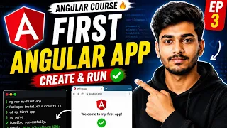 Create Your First Angular Project Angular Tutorial Hindi Episode 3