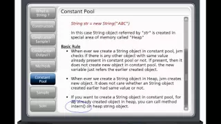 CoreJava Chapter 22 - String methods and Constant Pool