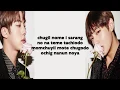 Download Lagu BTS V \u0026 Jin - Even if i die it's you (letra facil / facil pronunciacion)