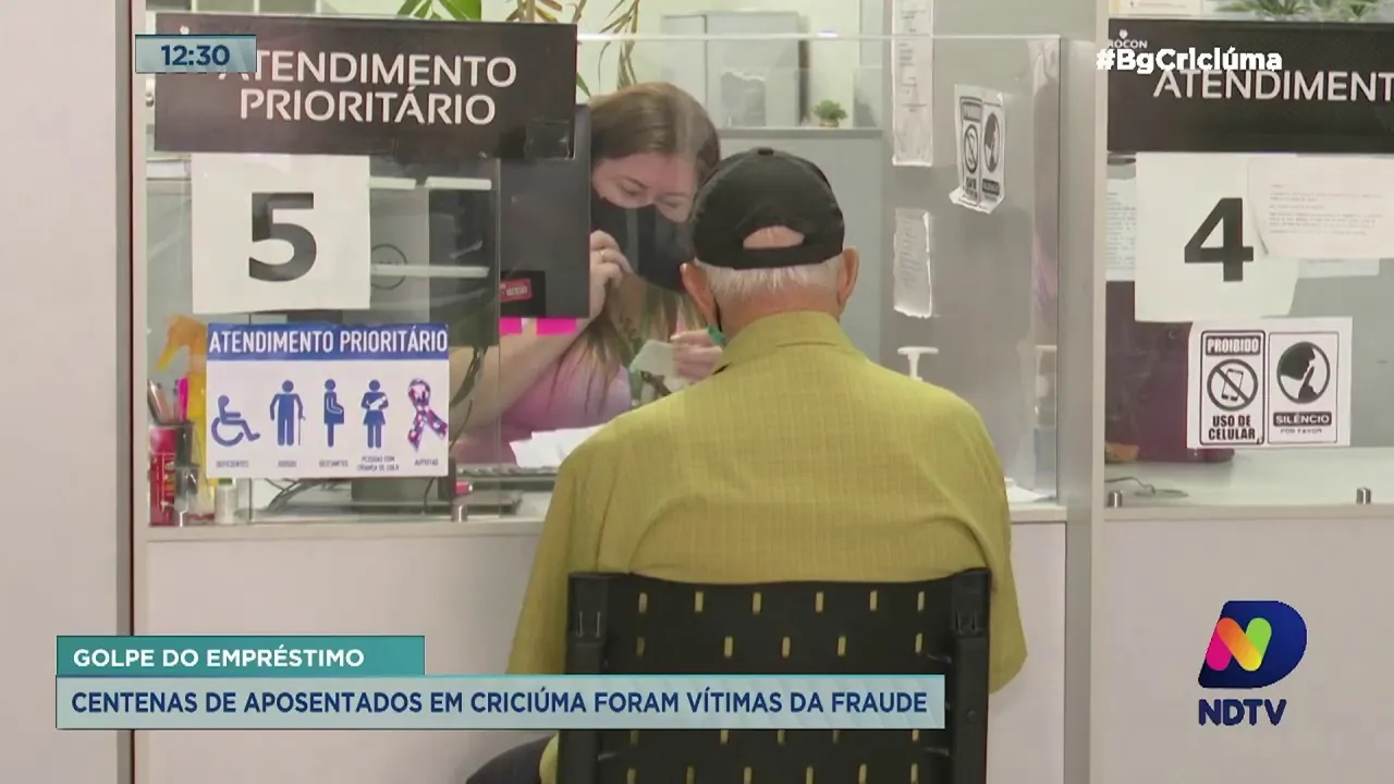 Golpe do empréstimo: centenas de aposentados em Criciúma foram vítimas de fraude