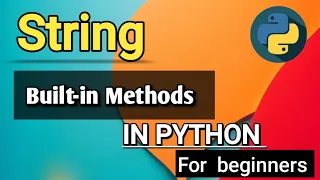 Built-in Methods of String in Python Python Tutorial-19 Hindi With Notes