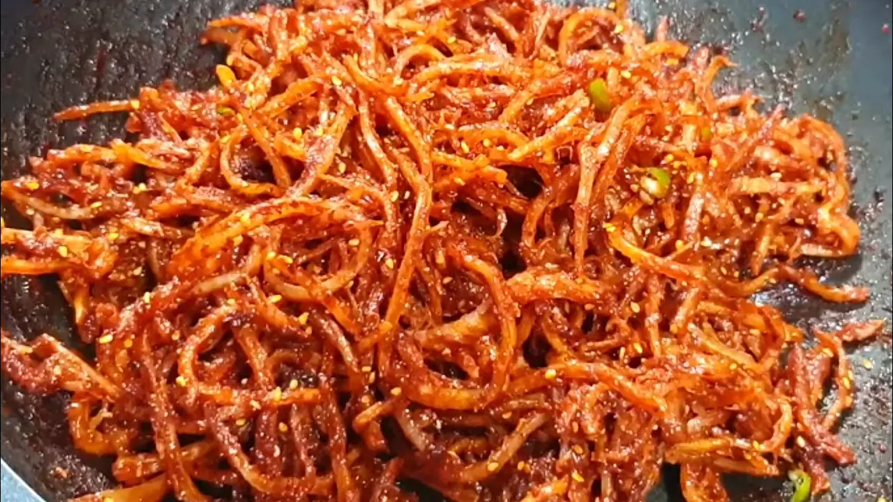 부드러운 진미채볶음