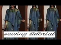 How To Cut Sew a Stylish Batwing Top Easy Beginner-Friendly Tutorial No Pattern Needed