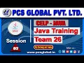 Java Training Session 2 of Team 26 PCS Global as on 26th Sept 2023 by Debojyoti Saha