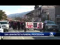 San Juan Bautista held a funeral procession for Angie Lopez