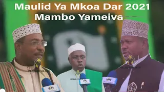 maulid mkoa wa dar 2021 mambo yameiva masheikh na waumini wayapamba