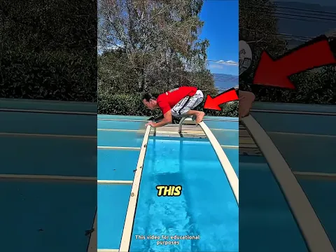 He Just Wanted to Go Swimming😮