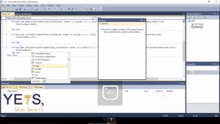 How to create drop-down menu using Visual Basic