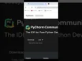 Install PyCharm community edition on Windows PyCharm for Python Developers ProgrammingWithEase
