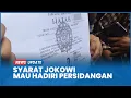 Lagu Jokowi Ungkap Syarat Mau Hadiri Persidangan Kasus Ijazahnya, Tegaskan Komitmen Hormati Hukum
