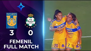 Tigres vs Santos 3-0 | Partido Completo | Liga MX Femenil