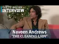 Naveen Andrews gets into morally gray characters on THE CLEANING LADY and THE DROPOUT TV Insider