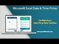 Date Picker Integration - Configuring a User Form Date Textbox