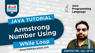 Armstrong Number Using While Loop Java